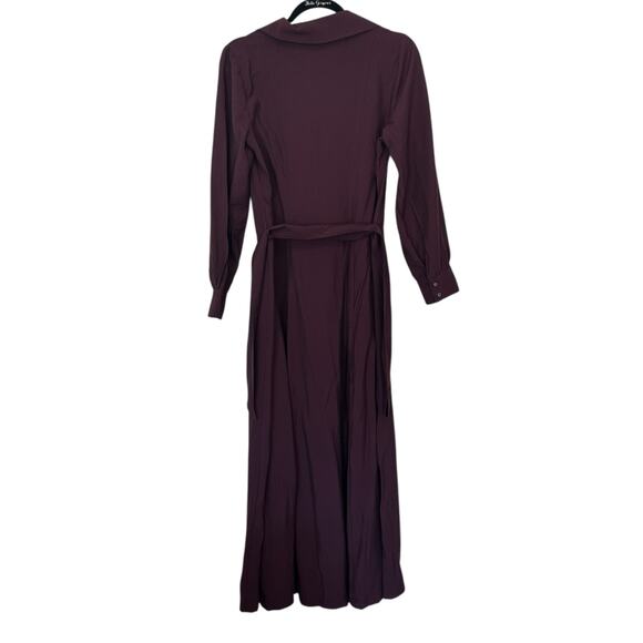 Soft Surroundings Women’s Long-Sleeve Button-Down Belted Maxi Dress Size XS - Picture 2 of 8